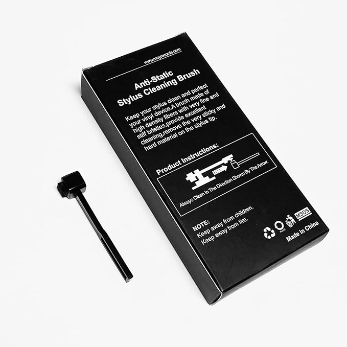 sdroceRyaM Vinyl Record Player Turntable Phono Cartridge Anti-Static Stylus Brush/Needle Cleaner Tool
