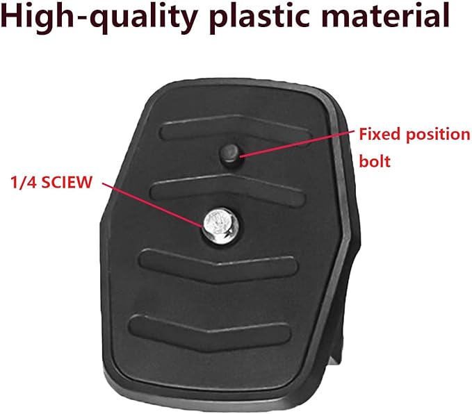 Tripod Quick Release Plate，Secure Locking, Easy to Use for Cameras, DSLRs, and Video Cameras