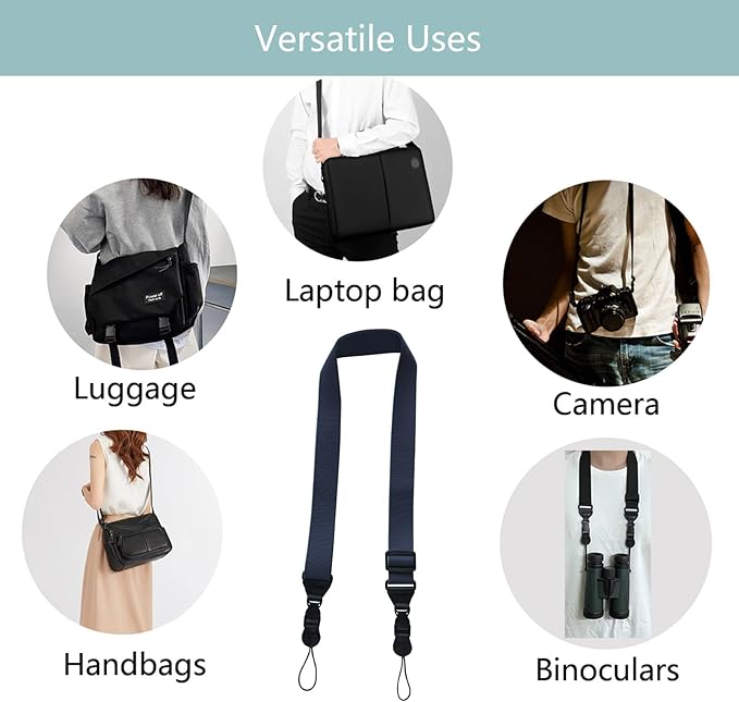 Adjustable Shoulder Strap:Comfortable iPad Strap Nylon Neck Lanyard for iPad/Samsung Tablet Case,Camera Binocular Crossbody Laptop Luggage Bag(Royal Blue)