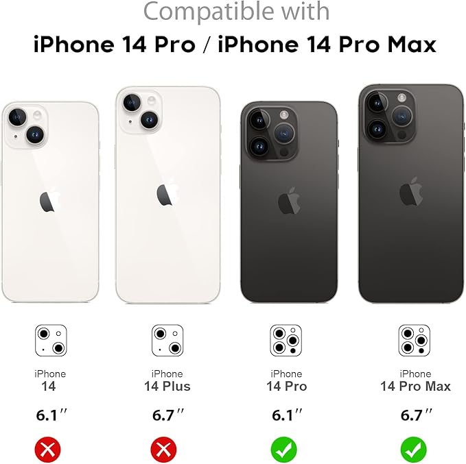 Jeluse Camera Lens Protector for iPhone 17 Pro Max/17 Pro/16 Pro Max/16 Pro/15 Pro Max/15 Pro/14 Pro Max/14 Pro, 9H Tempered Glass Screen Protector Cover Alignment Kit Metal Individual Ring