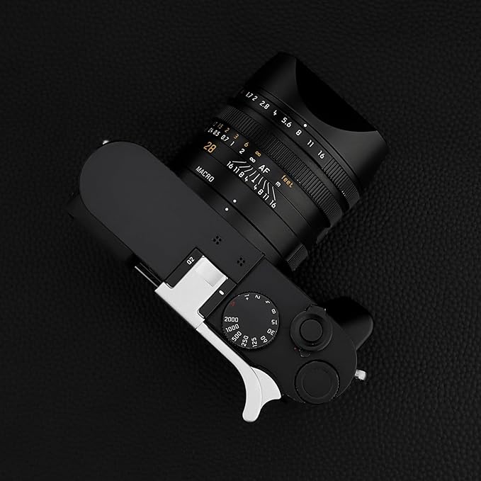 Haoge THB-QS Metal Hot Shoe Thumb Up Rest Thumbs Up Hand Grip for Leica Q2 Camera Silver