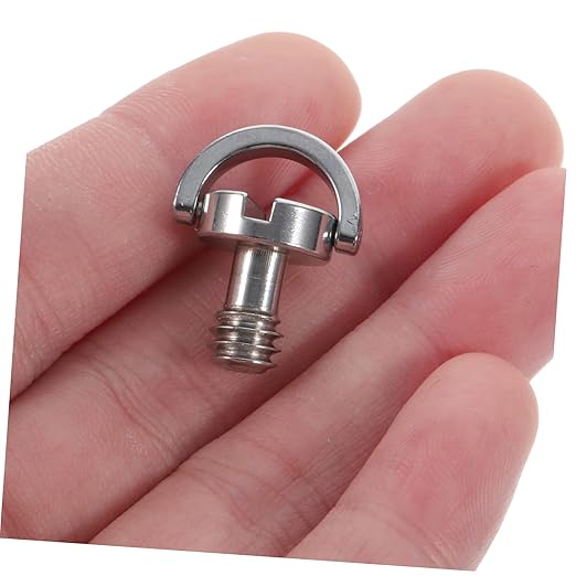 Angoily Camera Mounting Screws 1/4 Inch Tripod Mount Screws d Ring Quick Release Plate Clamp 5 Pcs