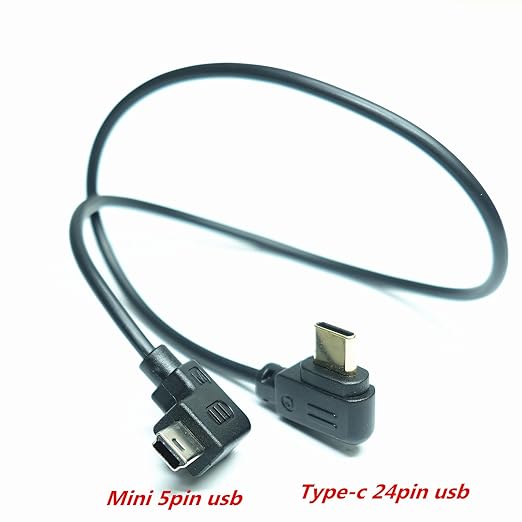 C-(mini usb )for Dji Stabilizer cable Ronin-SC2/RS2/RS3/RS4 for canon 5dII 5D3 80D 800D 6d 6dii 70d release cable Multi-function camera control cable shutter release connection cable (Mini-USB)