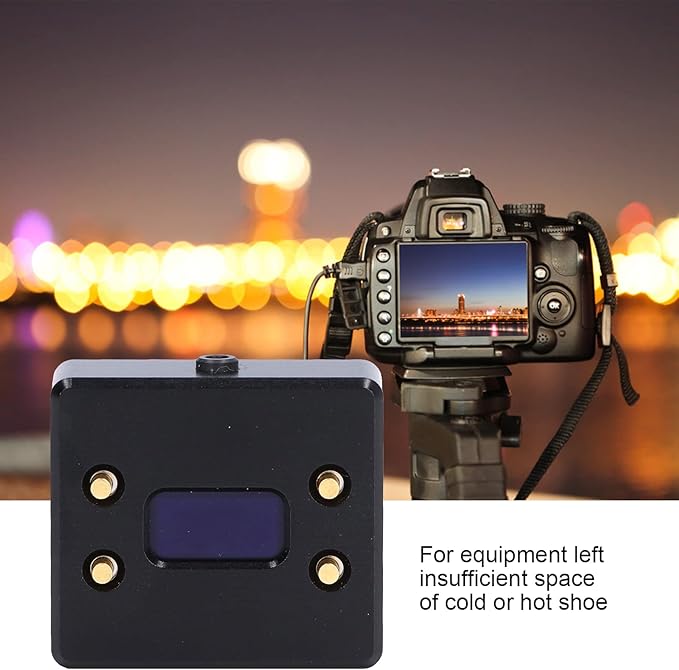 L102 Portable Light Meter for Cameras, ABS Material, 32° Angle, ISO 6-6400 - Accurate Reflected Light Measurement, Easy 4 - Key Operation, Fits Hot & Cold Shoe
