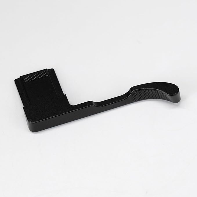 Thumb Up Grip ， Compatible with Fujifilm Fuji X-E5 XE5 Camera, Hot Shoe Thumb Rest Support Grip ，Original All-Aluminum Retro Diamond Engraving Technology | Improves Shooting Stability (Black)