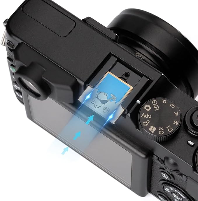 Camera Metal hot Shoe Protective Cover Suitable for Fuji X100VI X100V X-T4 X-T3 X-E4 X-T50 X-T30 for Nikon z30/z50/d810/d610 (Copper Alloy-Hot Shoe Cover)
