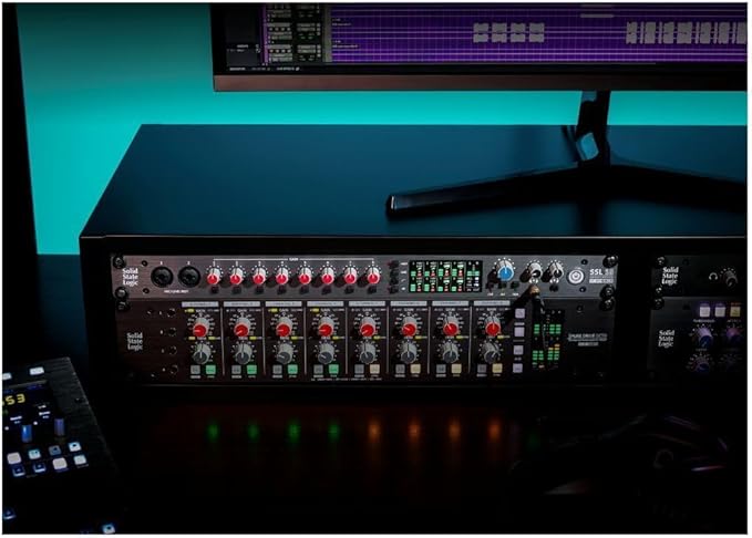 Solid State Logic SSL 18 26-In and 28-Out USB Audio Interface with 4K Analogue Enhancement, Alternative Speaker Switching, and 10 Balanced Line Outputs (Black)