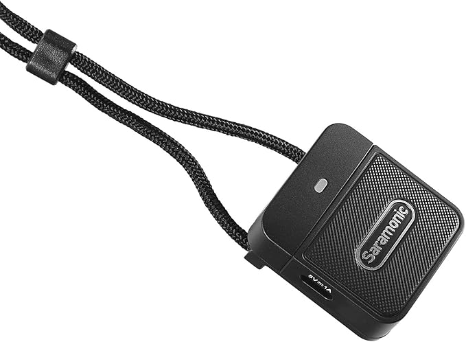 Saramonic SR-MC8 | Adjustable Lanyard Holder for 2.4GHz Clip-On Mic Transmitters; Blink500 ProX & Pro, Blink100, Blink 900 & Many More