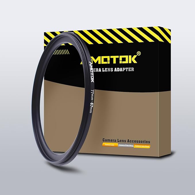 77mm Lens to 67mm Camera Lens Adapter,77mm to 67mm Filter Step-Down Ring Adapter Ring,Compatible All 67mm Filter Accessory