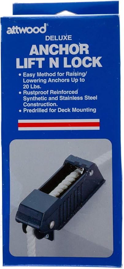 attwood 13702-4 Lift & Lock Deluxe Stainless Steel Anchor Line Control