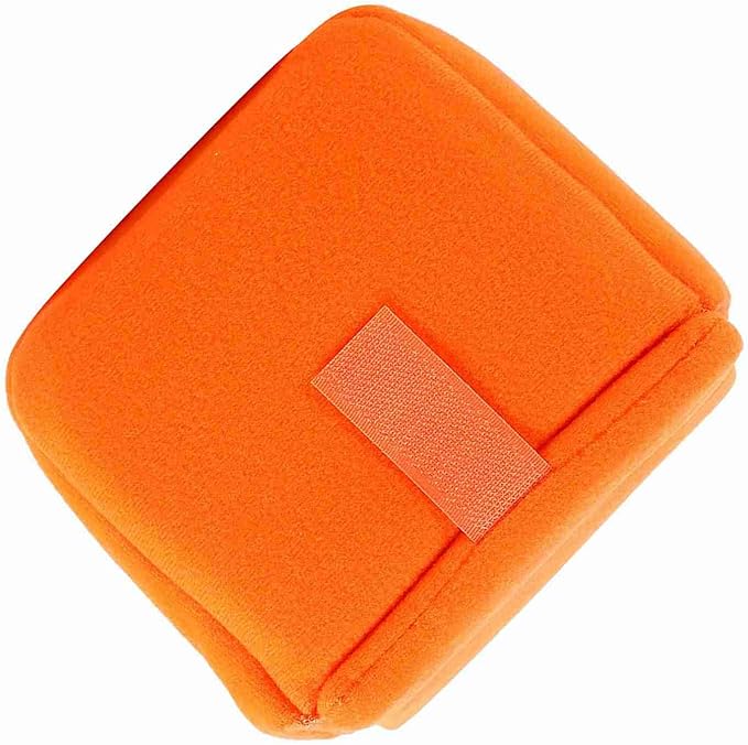 DLSR Camera Bag, Insert Pad Shockproof Insert Protection Camera Case Bag Organizer Accessory for Photographing Padded Camera Pouch Camera Insert Bag (Orange)