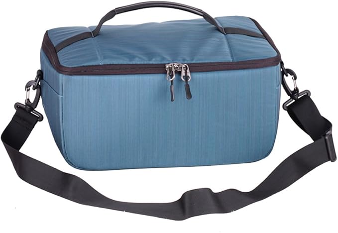 Koolertron Dslr Camera Insert Bag Purse Universal Liner Lens Pouch Partition Protective Cover Waterproof Sleeve for Cannon/Nikon/Sony (Blue)