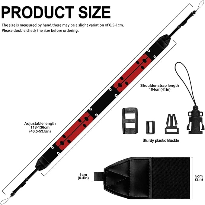 GLENLCWE Camera Strap, Camera Strap for Photographers Neck Strap Replacement Fit Most Cameras