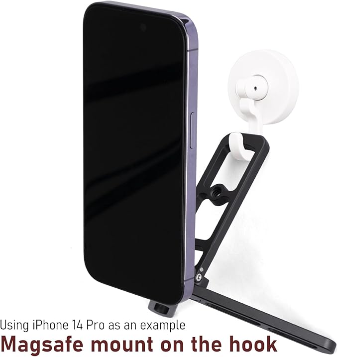 MagSafe Compatible Pocket-Sized Tripod - Sturdy Magnetic Hold, Height-Adjustable for MagSafe Phones, Ideal for Vlogging