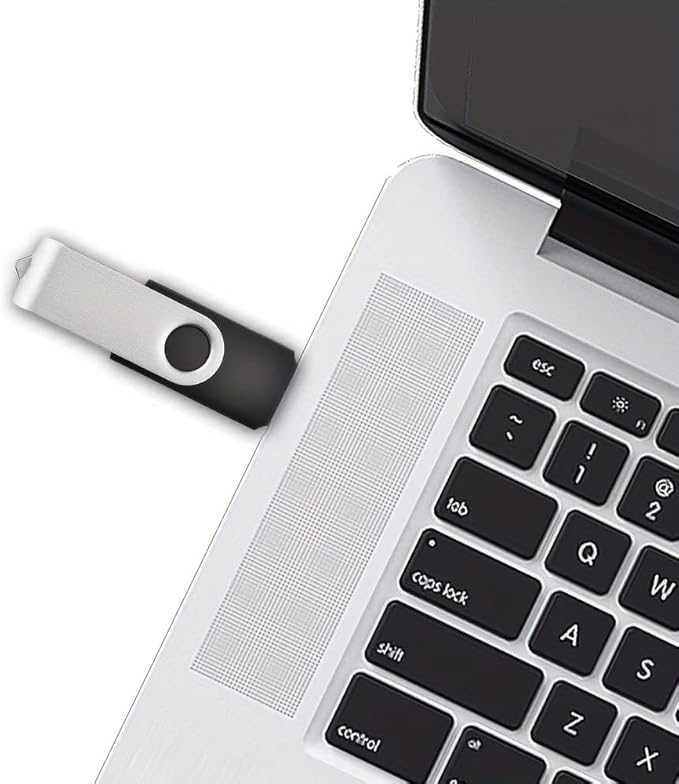 Generic 10 Pack 32GB Swivel Flash Drive Bulk USB Flash Drives, USB2.0 Thumb Drive USB Stick for Data Storage Backup, Jump Drive Pen Drive Zip Drive Memory Stick with Indicator(10Pack Black, 32GB)
