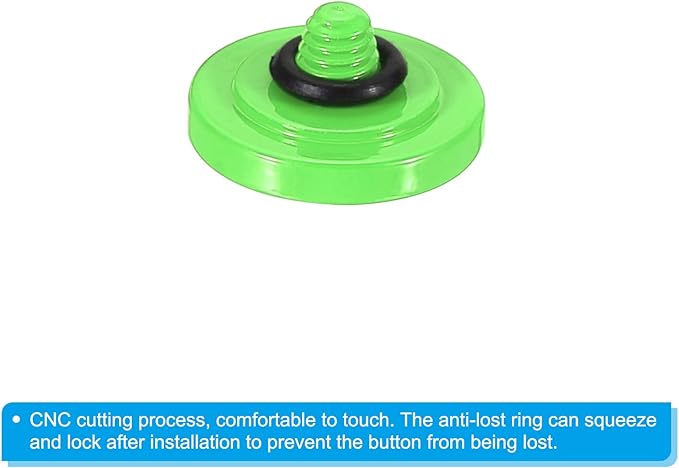 PATIKIL Camera Shutter Button, 2 Pack Soft Shutter Release Button Pure Copper Camera Button Concave Suitable for Nikon for Fujifilm for Leica DSLR/SLR Camera, Green