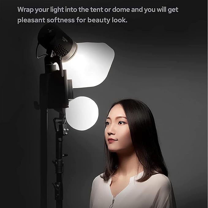 Godox Diffuser ML-CD15 Flash Diffuser Kit - Portable and Versatile Lighting Accessories for Round and Square Speedlights