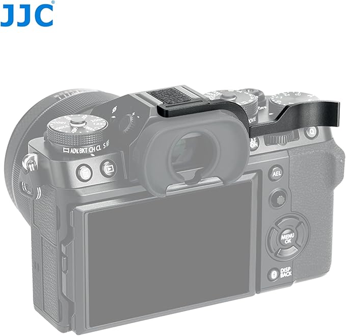 X-T5 Thumbs Up Grip, X-T4 Thumbs Up Grip, JJC TA-XT5 Grip, XT5 Thumb Grip, XT4 Thumb Grip, Made of Premium Aluminium Alloy, Compatible with Fujifilm Fuji X-T5 X-T4 X-T3 Mirrorless Cameras
