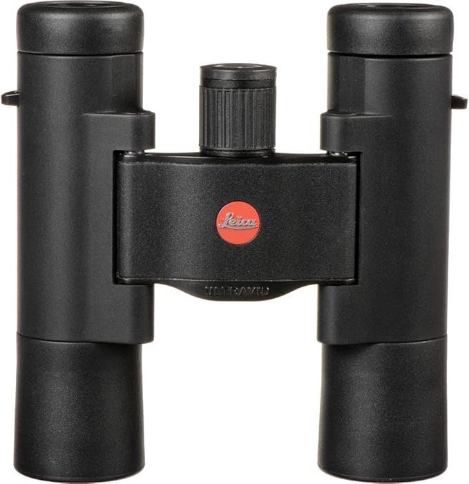 Leica 10x25 Ultravid BR Binoculars (Black Rubber) (40253) + Backpack + Full Size Monopod + Cleaning Set + 2 x Cap Keeper + Neck Strap