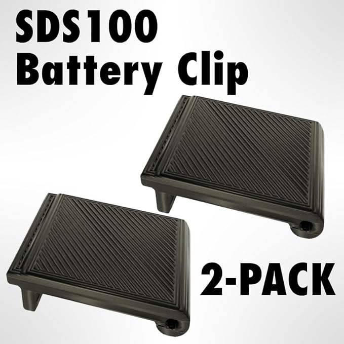2pcs Replacement Battery Door Cover Lock Latch Clip for Uniden SDS100 Scanner - 2 Pack