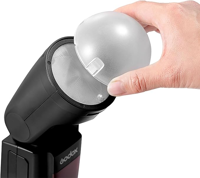 AK-R11 Dome Diffuser for V1 Pro V1 Flash, AD100Pro, Such as V1-S/V1-C/V1-N/V1-F/V1Pro-C/V1Pro-S/V1Pro-N/V1Pro-F/V1Pro-O, Use with Godox H200R Compatible for AD200 AD200 Pro II