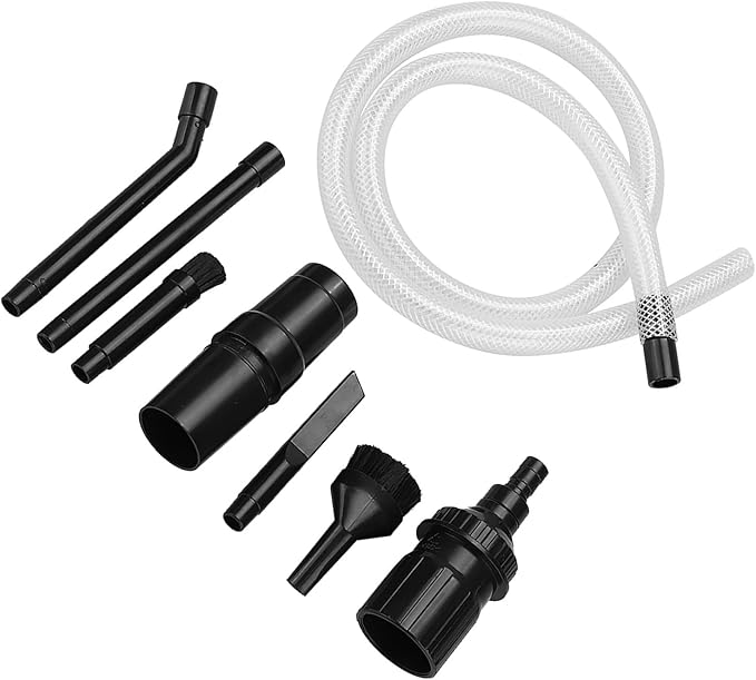 9PCS Micro Cleaning Tool Kit, Universal Vacuum Cleaner Attachments for Detailing Cars Computers Keyboards Tight Spaces - Mini Crevice Brush Tools Set