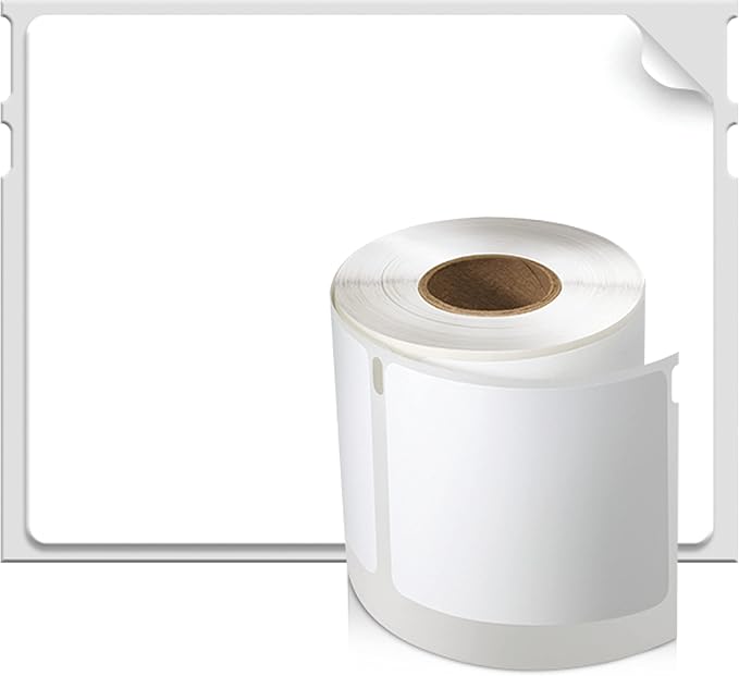 DYMO Authentic LW Large Multi-Purpose Labels, DYMO Labels for LabelWriter Label Printers, 2-1/8" x 2-3/4", 1 Roll of 320
