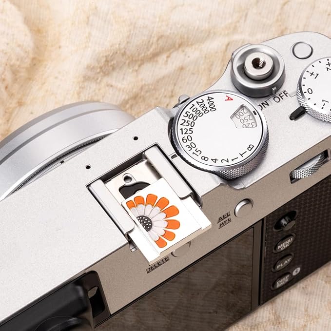 Camera Metal hot Shoe Protective Cover Suitable for Fuji X100VI X100V X-T4 X-T3 X-E4 X-T50 X-T30 for Nikon z30/z50/d810/d610 (Aluminum Alloy-Hot Shoe Cover)