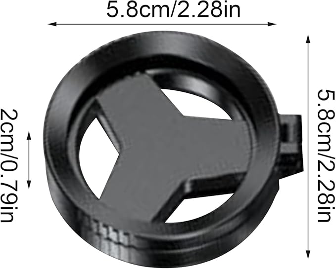 Anti-Glare Magnetic Phone Filter, Professional 52mm CPL Polarizing Lens, Magnetic Bracket Mobile Phone Filter, Reduces Reflections Enhances Colors for Universal Smartphone Photography (3 Pcs)