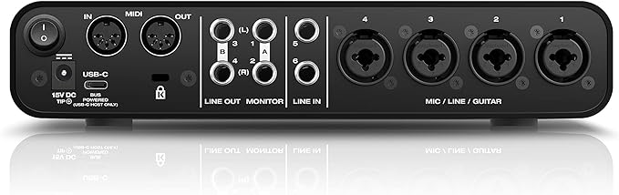 MOTU M6 6x4 USB-C Audio Interface with Studio-Quality Sound