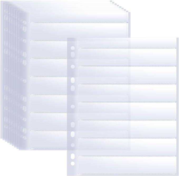 50 Pack 7x6 Negative Sleeves for 35mm Film - Acid-Free Negative Pages, Archival Storage Sheets for 35mm/135 Film Collect & Organization - Holds 2100 Frames