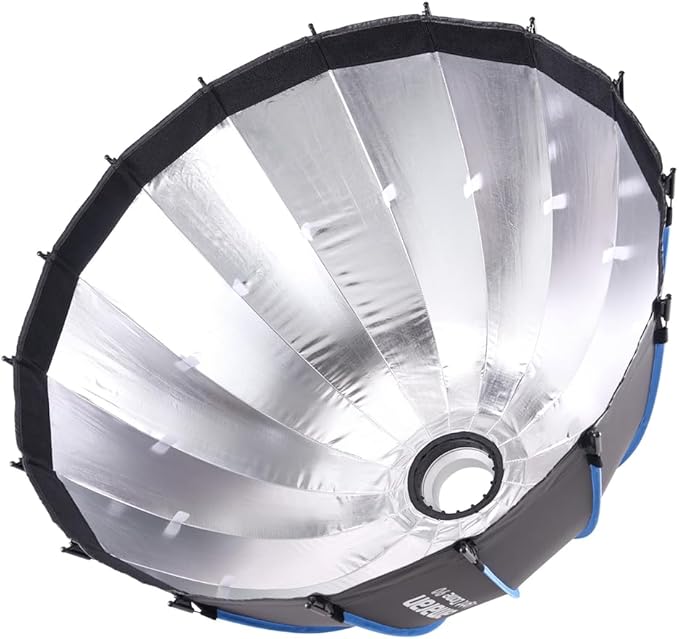 Amaran Light Dome Bowens Mount Modifier,Size 90cm(3ft),Quick-Release Design with Grid,Two Difusion and Carrying Bag,Compatible with Amaran COB Lights and Other Bowens Mount fixtures (Light Dome 90)