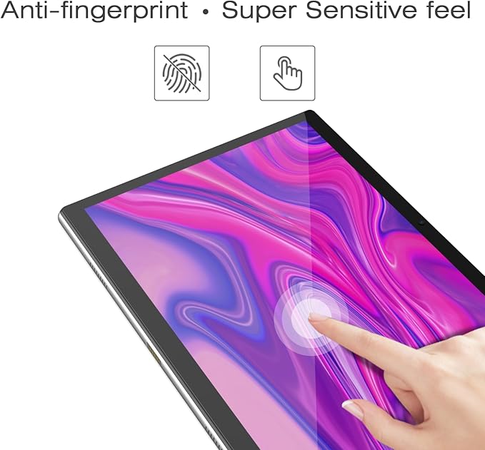 plimpton Screen Protector for PlimPad P2, 10 inch Tempered Glass Film 9H Hardness, 10.1 inch LCD Protection, Anti-Scratch, Anti-Fingerprint, Easy to Install (2 Pack)