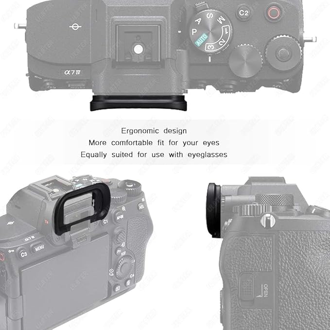 [2Pcs] ULBTER Eyepiece Eyecup Viewfinder Eye Cup EP19 for for Sony A1 A7R V A7 IV A9 III A7S III A7RV A7IV A7S III Alpha 7 IV 7R V A1 7S III A7M4 A7R5 Camera Accessories