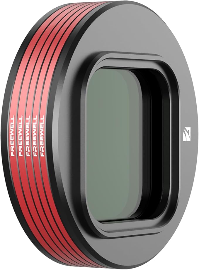Freewell QuickSnap Magnetic & Stackable Filter Kit for iPhone – ND4, ND8, ND16, CPL & Black Glow Mist 1/4 Filter – Compatible with Freewell iPhone Case & Cage