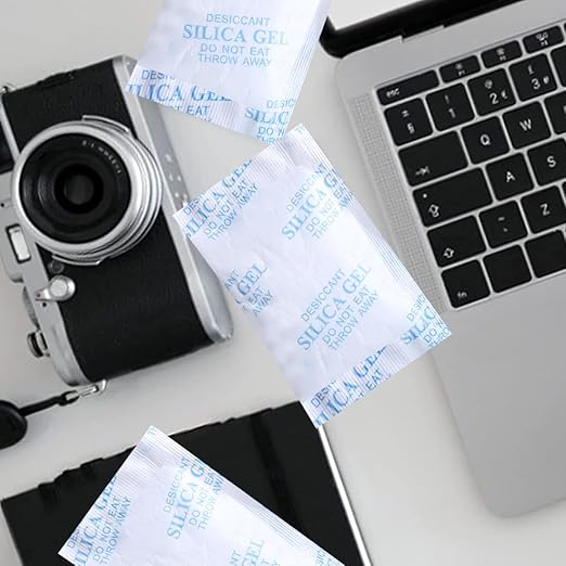 Silica Gel Packets 20 Packs 20 Gram Food Safe Pure White Desiccant Packs for Storage Silicone Packets for Moisture