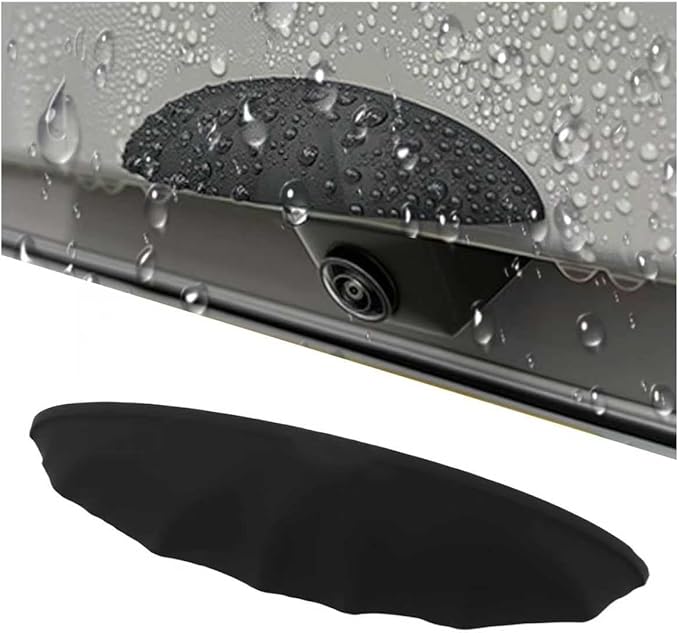 Car Backup Camera Protective Sticker,Soft Car Back Up Camera Rain Cover with Wider Design for Blocking Rainwater,Essential Reverse Cameras for Cars Accessories Rain Cover