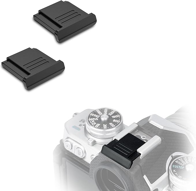 JJC 2 PCS Camera Hot Shoe Cover Cap Protector for Nikon Z f Zf Zfc Z30 Z50 Z9 Z8 Z7 Z6 II Z5 D850 D810 D780 D750 D7500 D7200 D5600 D5500 Coolpix P950 P1000 Ricoh GR III GR IIIx Replaces Nikon BS-1