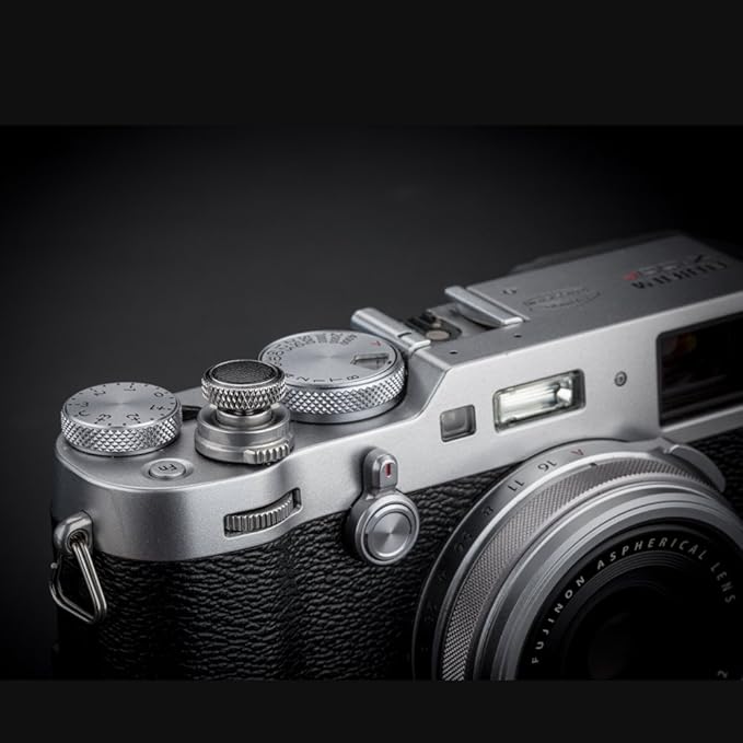 JJC Camera Soft Release Button, Shutter Button for Fuji Fujifilm X-T5 X-T4 X-T50 X-T30 III II X-PRO3 X100VI X100V X-E5 X-E4 X Half GFX100RF Sony RX1R II RX10 IV III Leica Q3 M10 M9 Nikon Zf Df-2 Pack