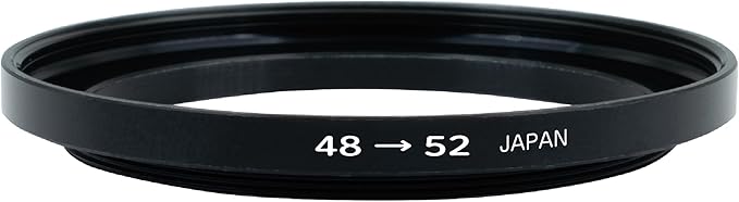 Marumi 906210 Step Up Ring 48mm to 52mm Filter Diameter Conversion Adapter