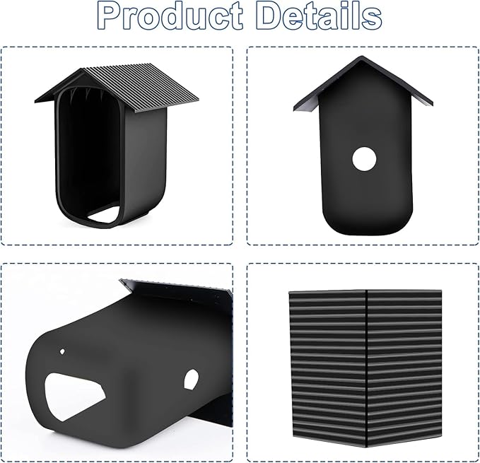 Camera Silicone Protective Cover/Case/Skin for eufy Security eufyCam 2C Cam & eufyCam 2C Pro Wireless Home Security Outdoor Camera, Protection Against UV Rays and Rain