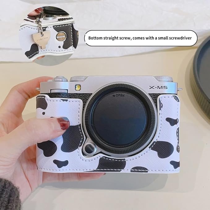 ECVGHD Protective PU Half Case for XM5 Protector Easy Battery Access