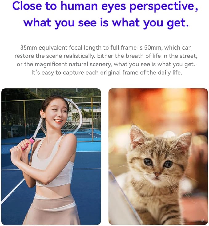 YONGNUO 35MM F1.8 E Mount Lens, STM Auto Focus Prime Lens, f/1.8 Lens for Sony E Mount APS-C Mirrorless Cameras ZV-E10 A6000 Series