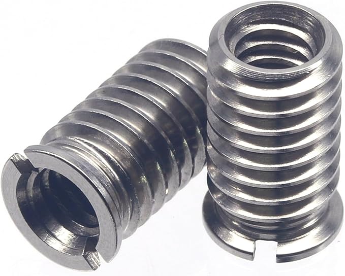 Stainless Steel 1/4"-20 Female to 3/8"-16 Male Convert Screw Adapter 2 Pieces 16.5mm Height