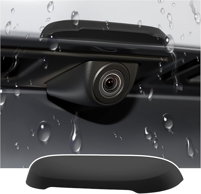 2026 New Wider Backup Camera Rain Shield,Rainproof Reverse Camera Cover for Avoiding Blurry Shots,Non-Destructive Silicone Rear View Cameras Protective Cover with Adhesive