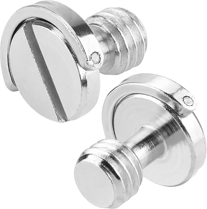 Camerea Quick Release Plate Screw DSLR Camera Rig Accessories for Tripod,QR Plate. -2 PCS.