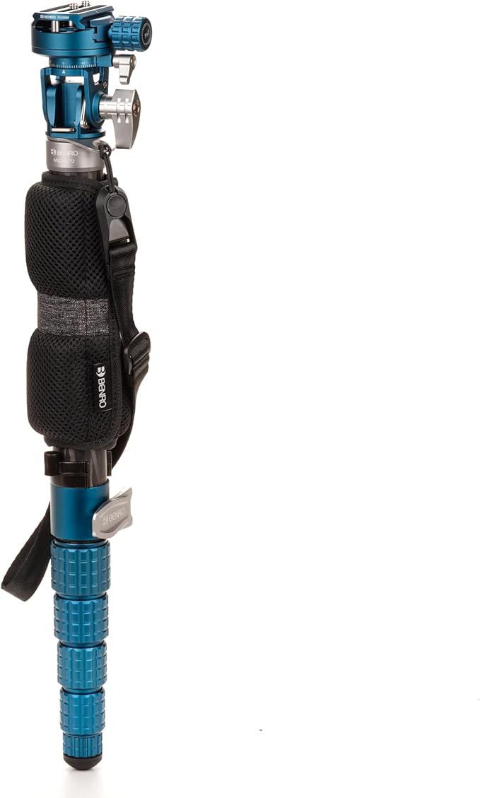 Benro SupaDupa Carbon Fiber Monopod – Lightweight 6-Section Professional Camera & Video Monopod with 72mm Leveling Base, Twist Locks, and Reversible Mount for DSLR, Mirrorless & Camcorders (MSD46C72)