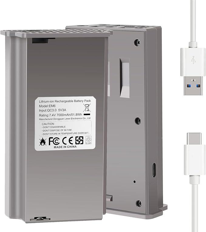 (Pack of 2) 7000mAh Rechargeable Lipo Lithium Battery Trail & Game Camera Battery Compatible with Tactacam Pack Reveal Hunting Camera X, X Pro, Pro 3.0, X Gen 2.0, X Gen 3.0, XB, SK - 7.4V 51.8WH