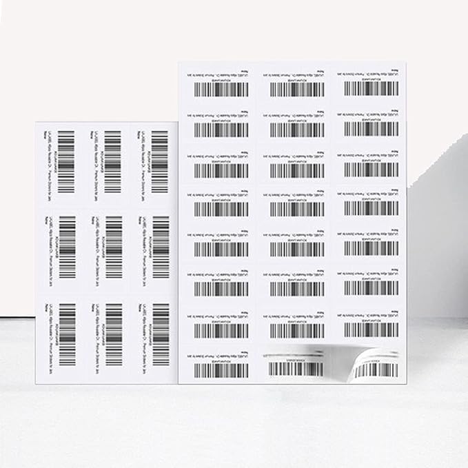 1" X 2-5/8" Address Labels 30 Per Sheet Sticker Paper for Laser and Inkjet Printers, 8.5"×11" White- 3000 Labels