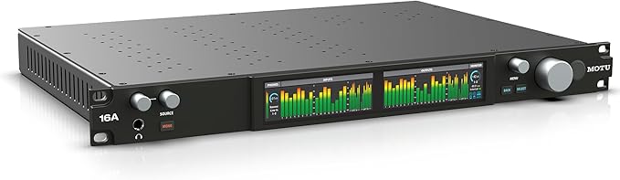 MOTU 16A 32x34 Thunderbolt 4/USB4 audio interface for Mac, Windows and iOS with mixing, effects and networking